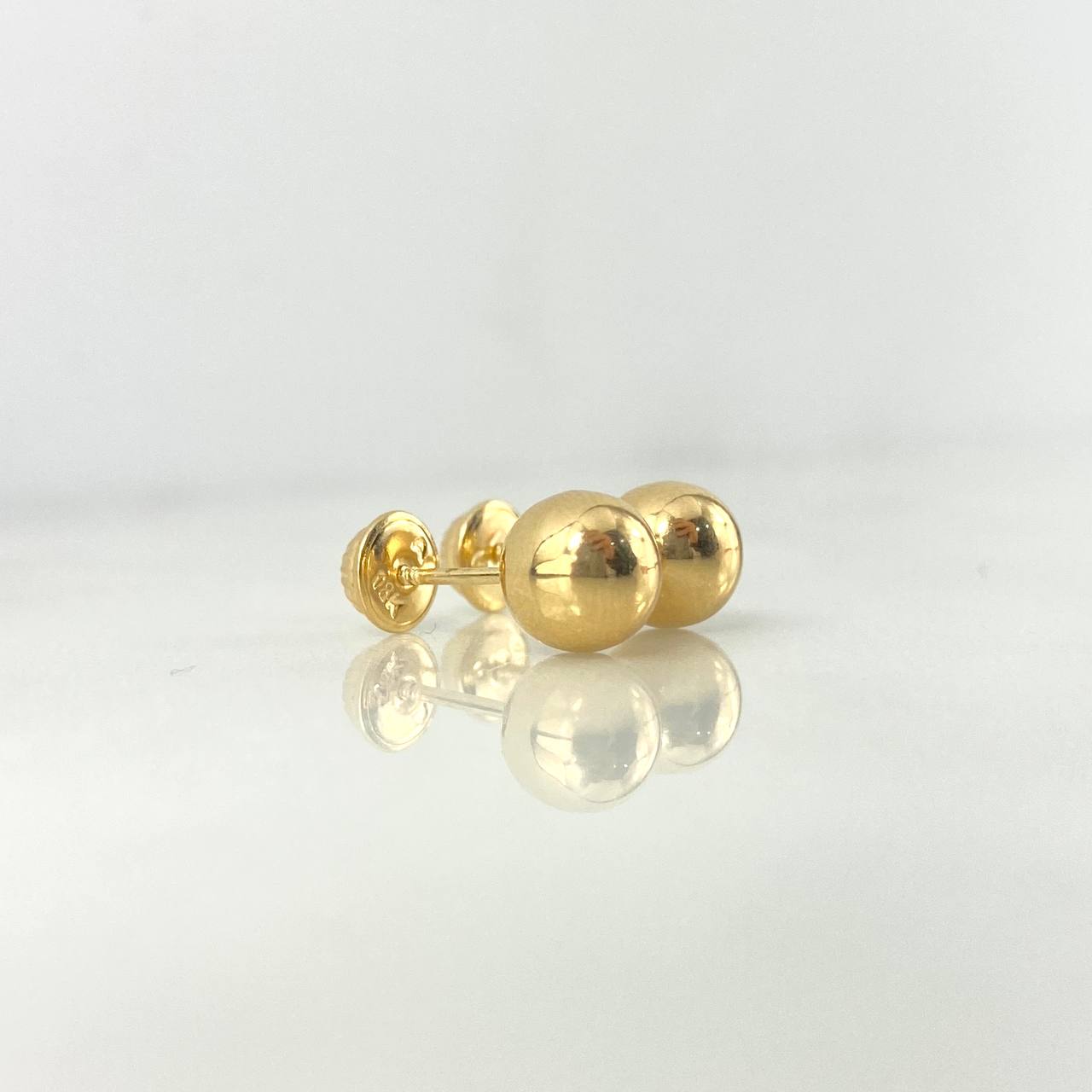 Topos Bola 0.75gr / 7mm Lisa Oro Amarillo &