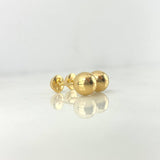 Topos Bola 0.75gr / 7mm Lisa Oro Amarillo &