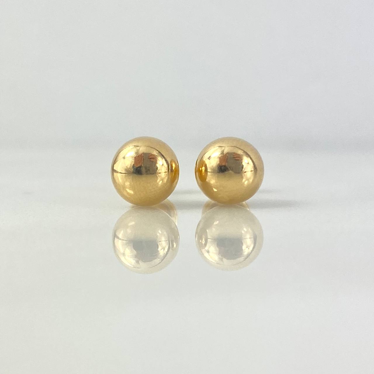 Topos Bola 0.75gr / 7mm Lisa Oro Amarillo &