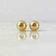 Topos Bola 0.75gr / 7mm Lisa Oro Amarillo &