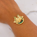 Herraje Herradura Caballo 8.25gr / 3cm / Circones Verdes Oro Amarillo $