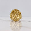 Anillo Rostro Cristo 11.4gr / T9 1/4 / Circones Azules Oro Amarillo $