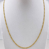Cadena Figaro 5.4gr / 60cm / 1.55mm Oro Amarillo +0 $