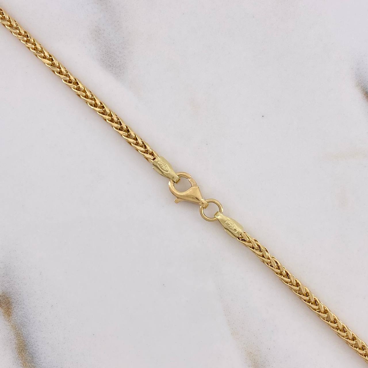 Cadena Franco 5.45gr / 60cm / 2mm Oro Amarillo +4 $