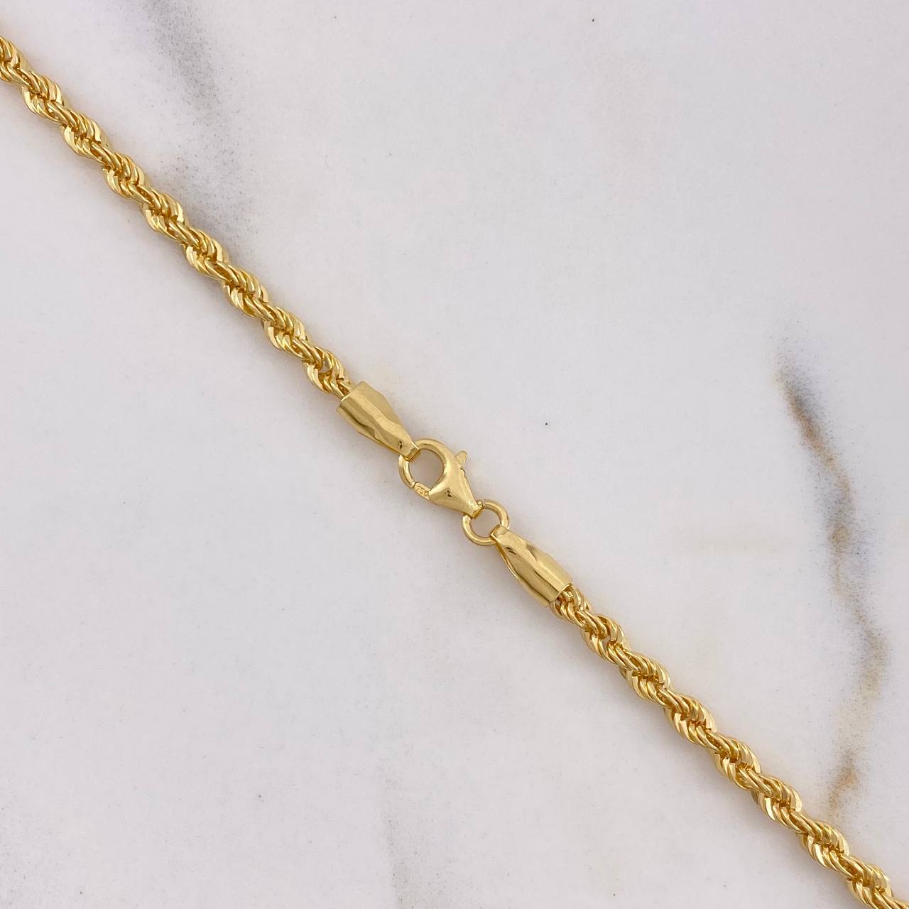 Cadena Lazo 5gr / 60cm / 2.45mm Oro Amarillo +3 $