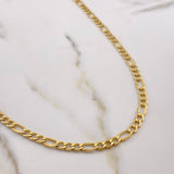 Cadena Figaro 6.4gr / 50cm / 3.95mm Oro Amarillo +0 $