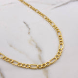 Cadena Figaro 12.55gr / 60cm / 5.2mm Oro Amarillo +0 $