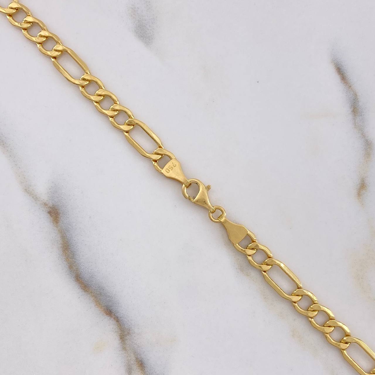 Cadena Figaro 12.55gr / 60cm / 5.2mm Oro Amarillo +0 $