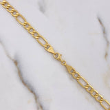 Cadena Figaro 12.55gr / 60cm / 5.2mm Oro Amarillo +0 $