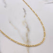 Cadena Figaro 6.1gr / 60cm / 2.15mm Oro Amarillo +0 $