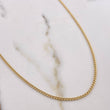 Cadena Cubana 3.6gr / 60cm / 3mm Oro Amarillo +0 $