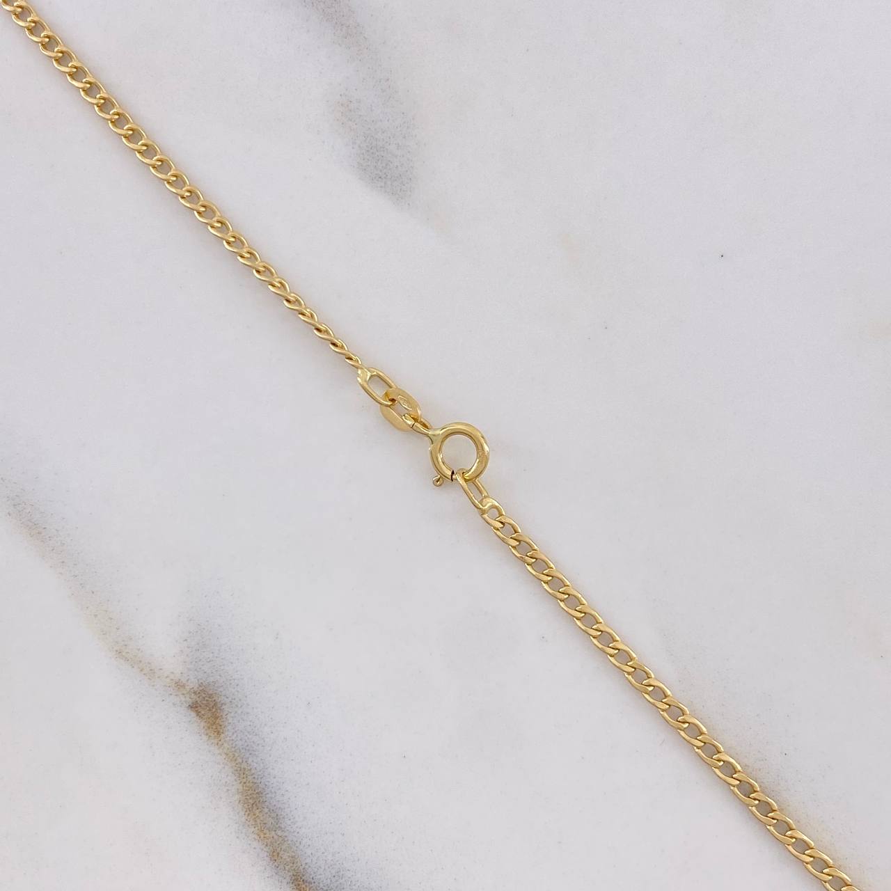 Cadena Cubana 3.6gr / 60cm / 3mm Oro Amarillo +0 $