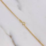 Cadena Cubana 3.6gr / 60cm / 3mm Oro Amarillo +0 $