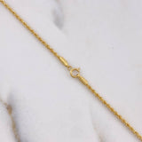 Cadena Lazo 1.45gr / 40cm / 1mm Oro Amarillo +3 $