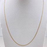 Cadena Escalera 0.85gr / 40cm / 1mm Diamantado  Oro Amarillo +3 $