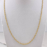 Cadena Singapur 3.65gr / 60cm / 2mm Oro Amarillo +3 $