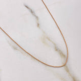 Cadena Veneciana 0.9gr / 40cm / 0.2mm Oro Rosa +3 $