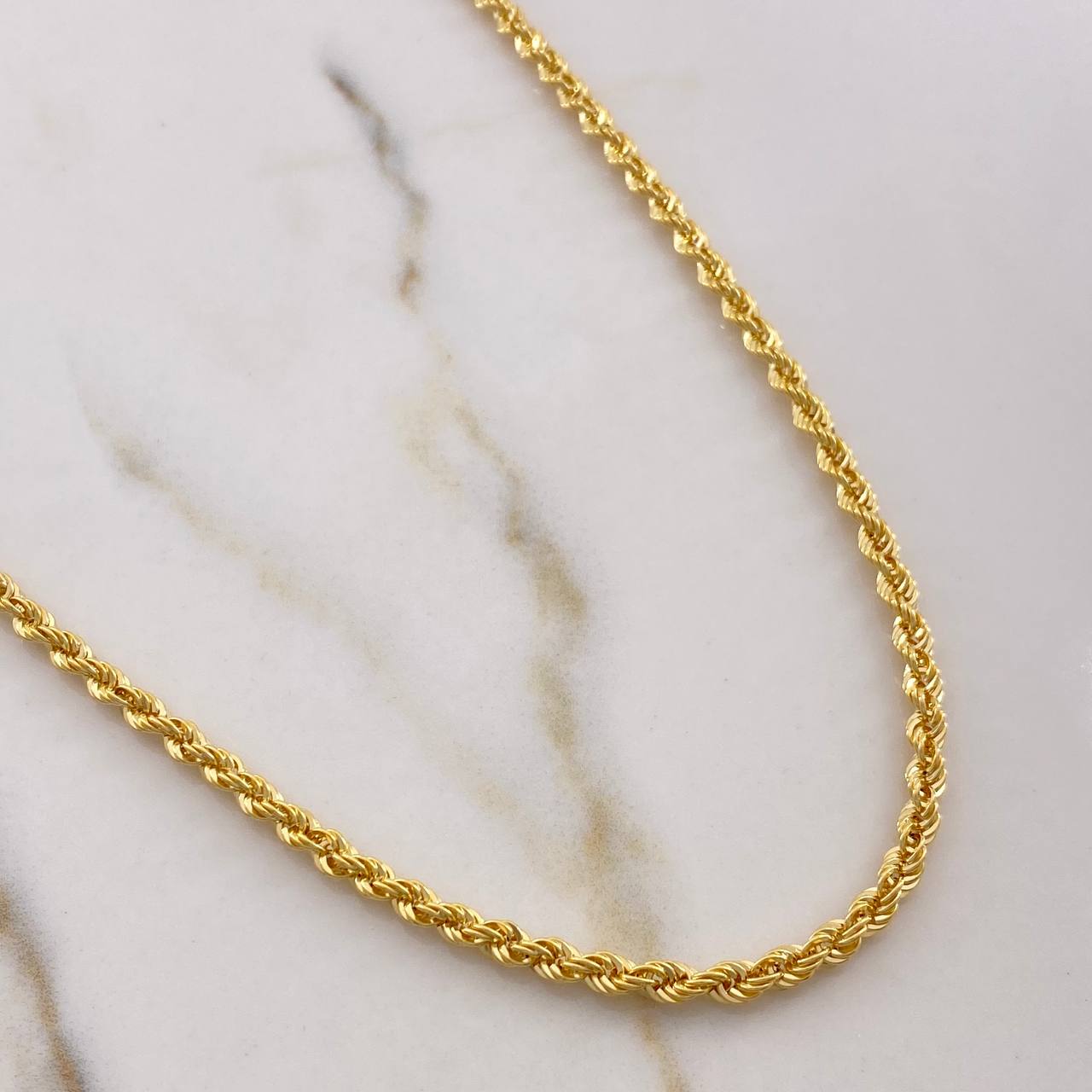 Cadena Lazo 8.25gr / 60cm / 3.2mm Oro Amarillo +3 $