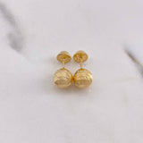 Topos Bola 1gr / 7mm Diamantados Oro Amarillo 18K $