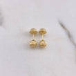 Topos Bola 0.65gr / 5mm Diamantados Oro Amarillo $