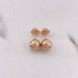Topos Bola 0.6gr / 7mm Lisa Oro Rosa $