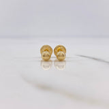Topos Bola 0.4gr / 4mm Lisa Oro Amarillo $