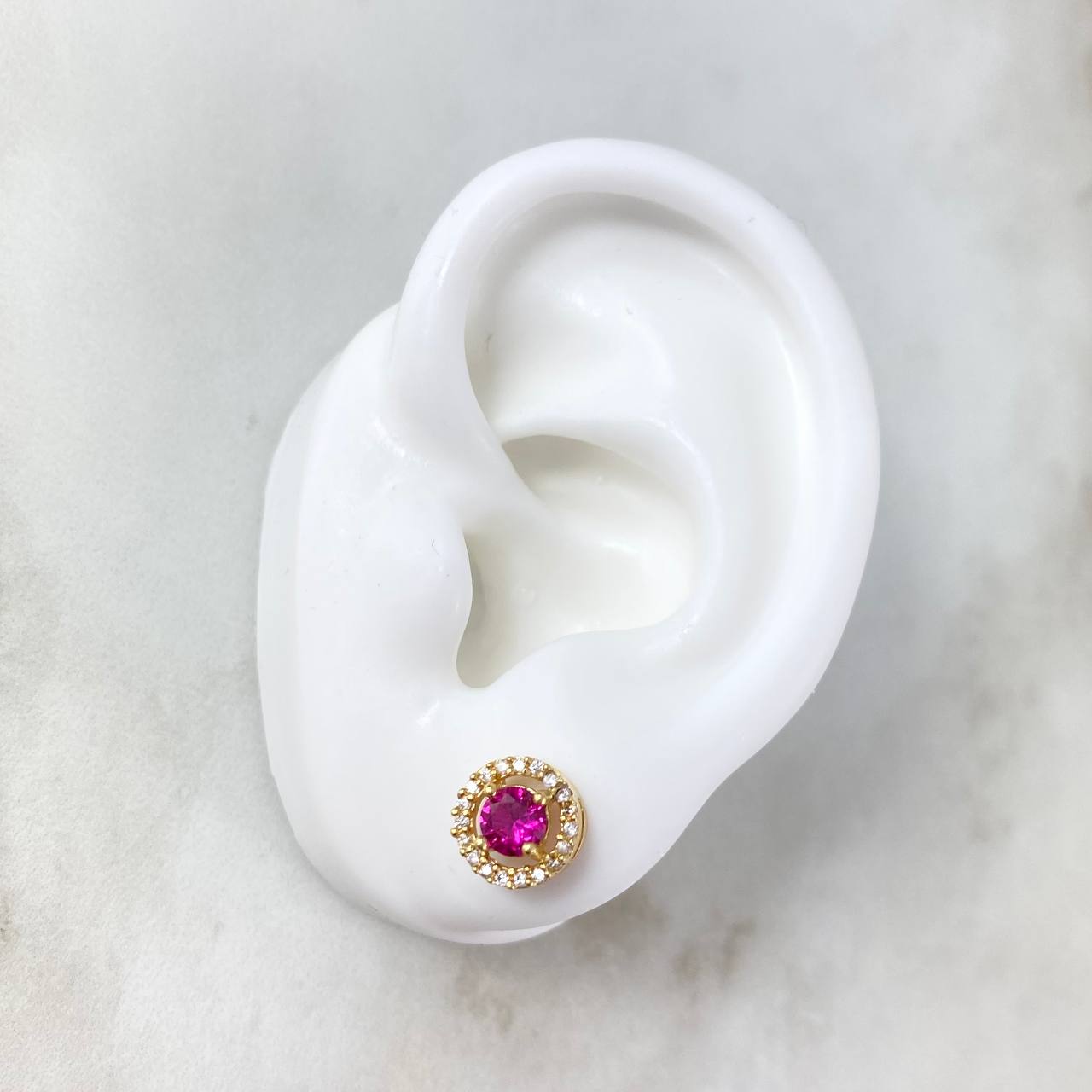 Topos Halo Circulo 3.3gr / Circones Fucsia Blancos Oro Amarillo &