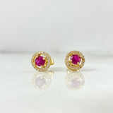 Topos Halo Circulo 3.3gr / Circones Fucsia Blancos Oro Amarillo &