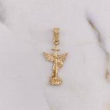 Dije San Miguel Arcangel 1.15gr / 2.9cm / Oro Amarillo $