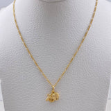 Cadena Figaro 1.45gr 45cm + Dije Tres Gracias 0.6gr 1.5cm / Oro Amarillo (Oferta) $