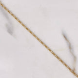 Pulso Figaro 1.3gr / 18cm / 1.4mm Oro Amarillo +1 18K $