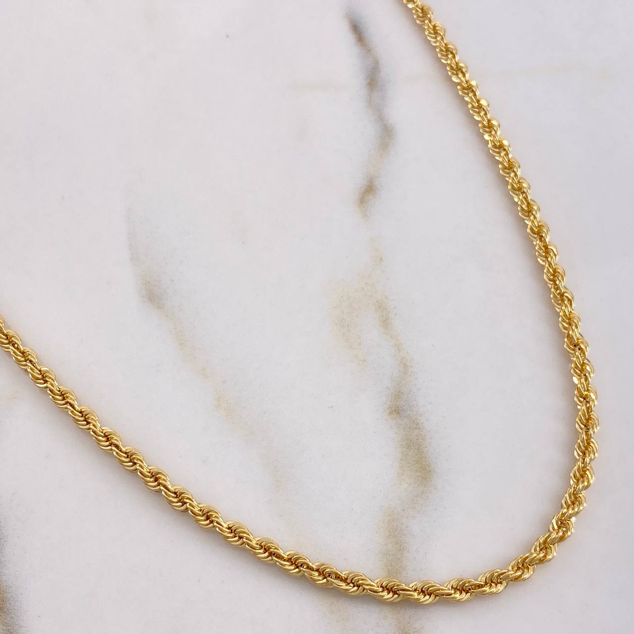 Cadena Lazo 5.6gr / 60cm / 2.6mm Oro Amarillo +3 18K $