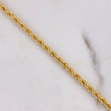 Cadena Lazo 5.6gr / 60cm / 2.6mm Oro Amarillo +3 18K $