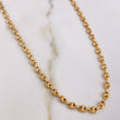 Cadena GC  6.1gr / 40cm / 3.5mm Diamantada Oro Amarillo 18K $