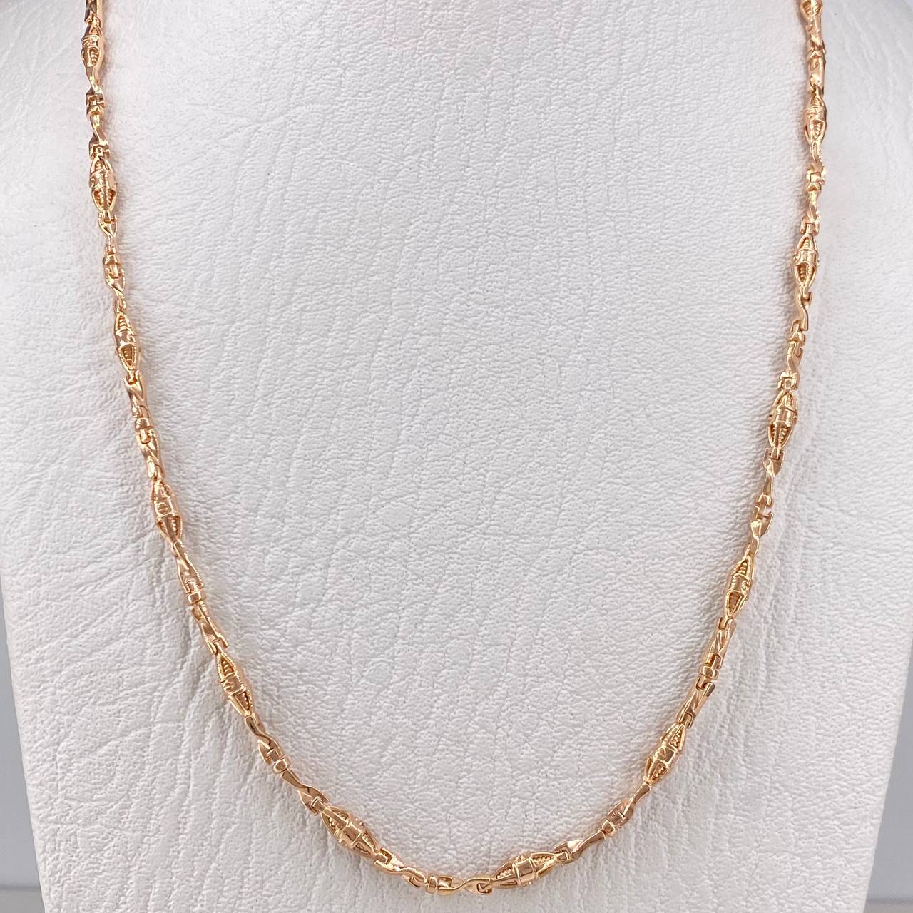 Cadena Dubai 33.2gr / 65cm / 4.1mm Oro Rosa 18K $