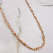 Cadena Dubai 33.2gr / 65cm / 4.1mm Oro Rosa 18K $