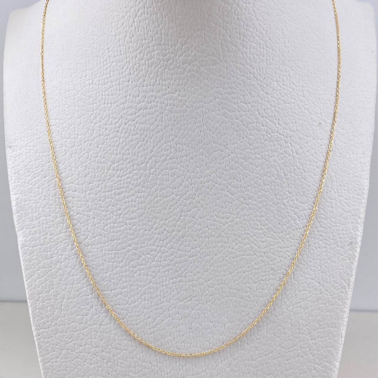 Cadena Aro Seguido 0.75gr / 45cm / 1mm Oro Amarillo +3 18K &