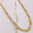 Cadena Figaro 10gr / 60cm / 5.3mm Oro Amarillo +1 18K $