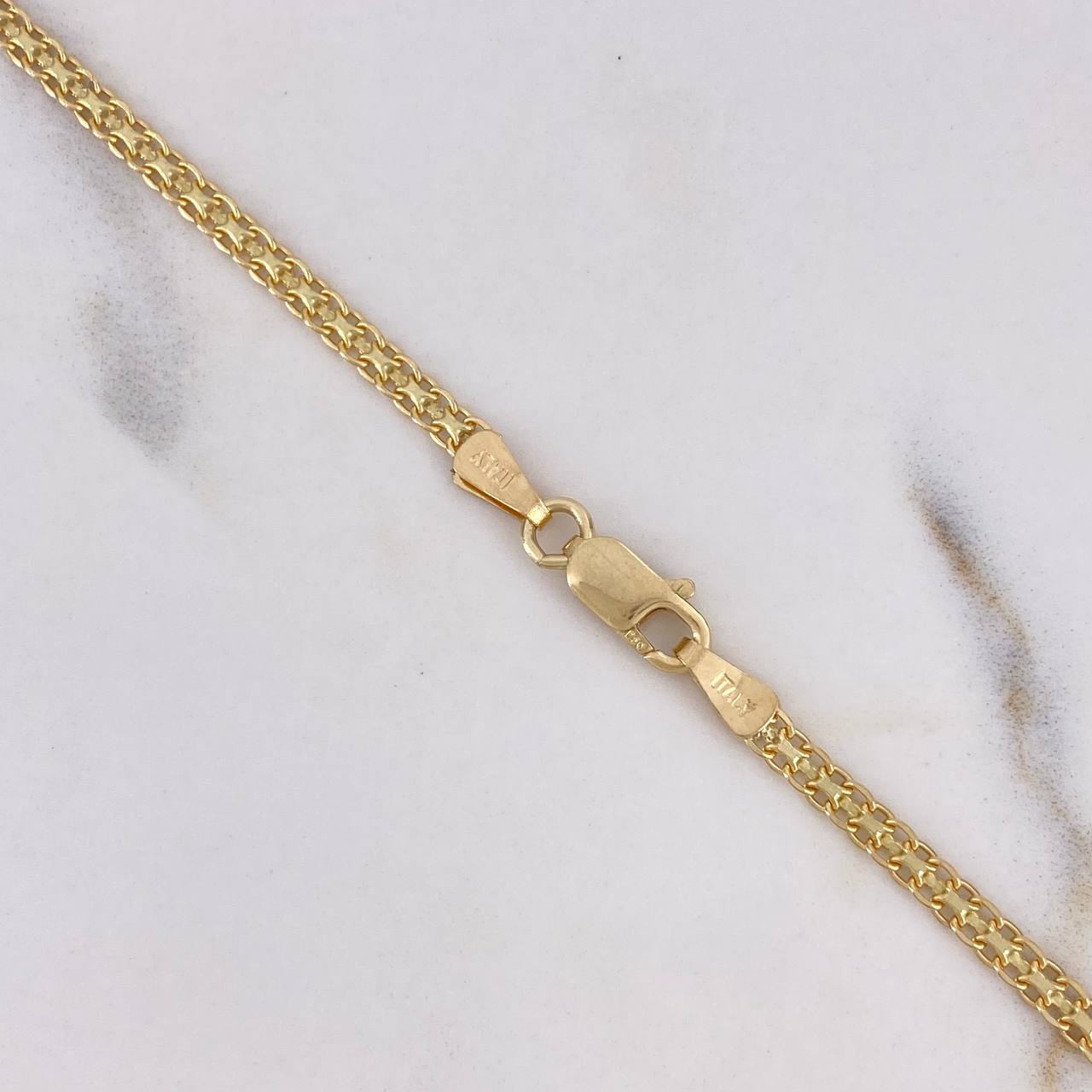 Cadena China 8.5gr / 60cm / 2.4mm Oro Amarillo +0 18K $