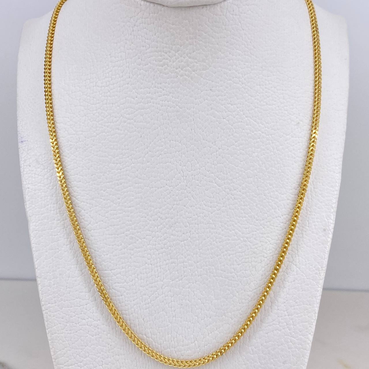Cadena Franco 6.3gr / 55cm / 1.9mm Oro Amarillo +4 18K $