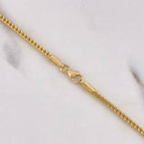 Cadena Franco 6.15gr / 55cm / 1.7mm Oro Amarillo +4 18K $