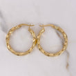 Candongas Kari 2.3gr / 2.7cm / Entorchadas Oro Amarillo $