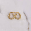 Candongas Roma 1.1gr / 1.3cm / Oro Amarillo 18K $