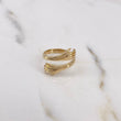 Anillo Abrazo  3.4gr / T5 3/4 / Oro Amarillo 18K $