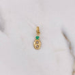 Dije GC 0.25gr / 1.7cm / Esmeralda 10pts Oro Amarillo 18K (Joya) $