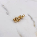 Dije Oso Articulado 4gr / 2.5cm / Oro Amarillo 18K $