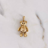 Dije Oso Articulado 4gr / 2.5cm / Oro Amarillo 18K $