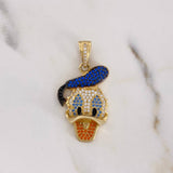 Dije Pato Gorro 7.25gr / 3.5cm / Circones Blancos Negros Azules Naranjas Oro Amarillo 18K $