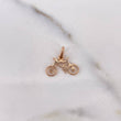 Dije Bicicleta 0.95gr / 1.4cm / Liso Oro Rosa 18K $
