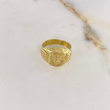 Anillo Sello Aguila 3.95gr / T9 1/4 / Oro Amarillo $